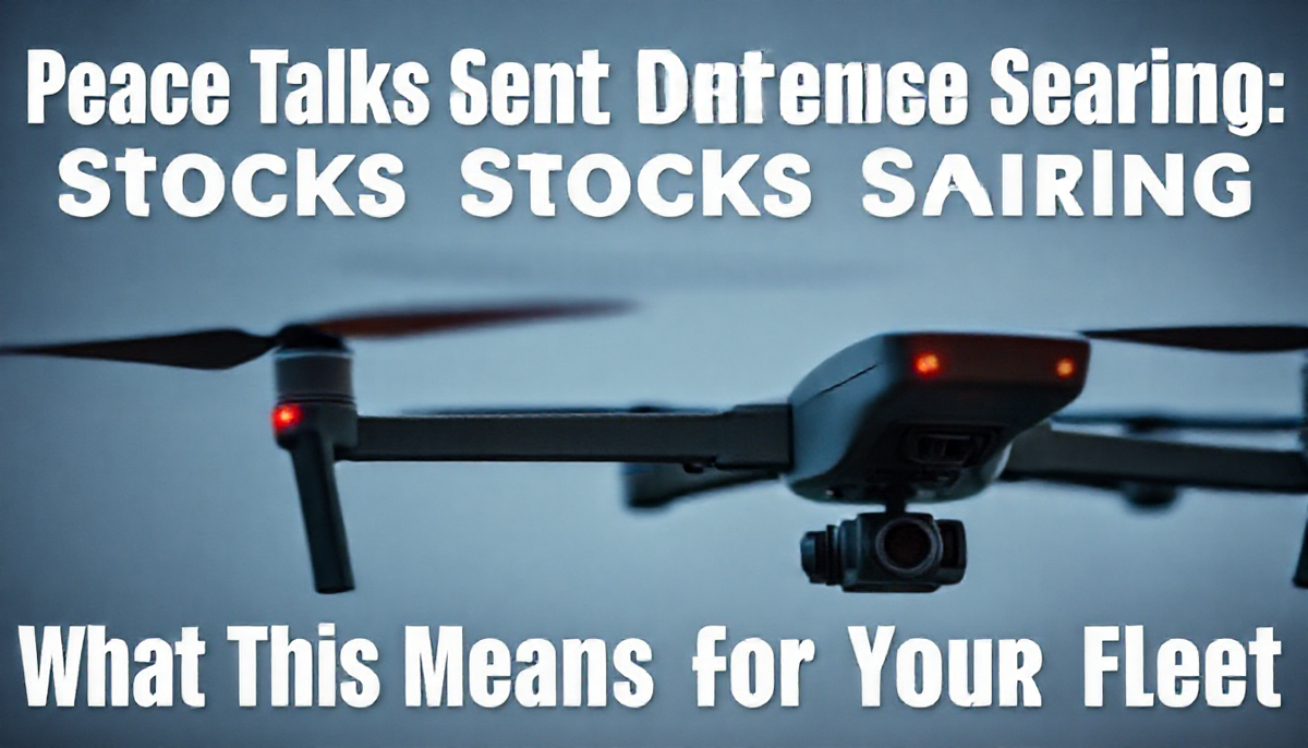 Peace Talks Send Defense Stocks Soaring: What This Means for Your Drone Fleet