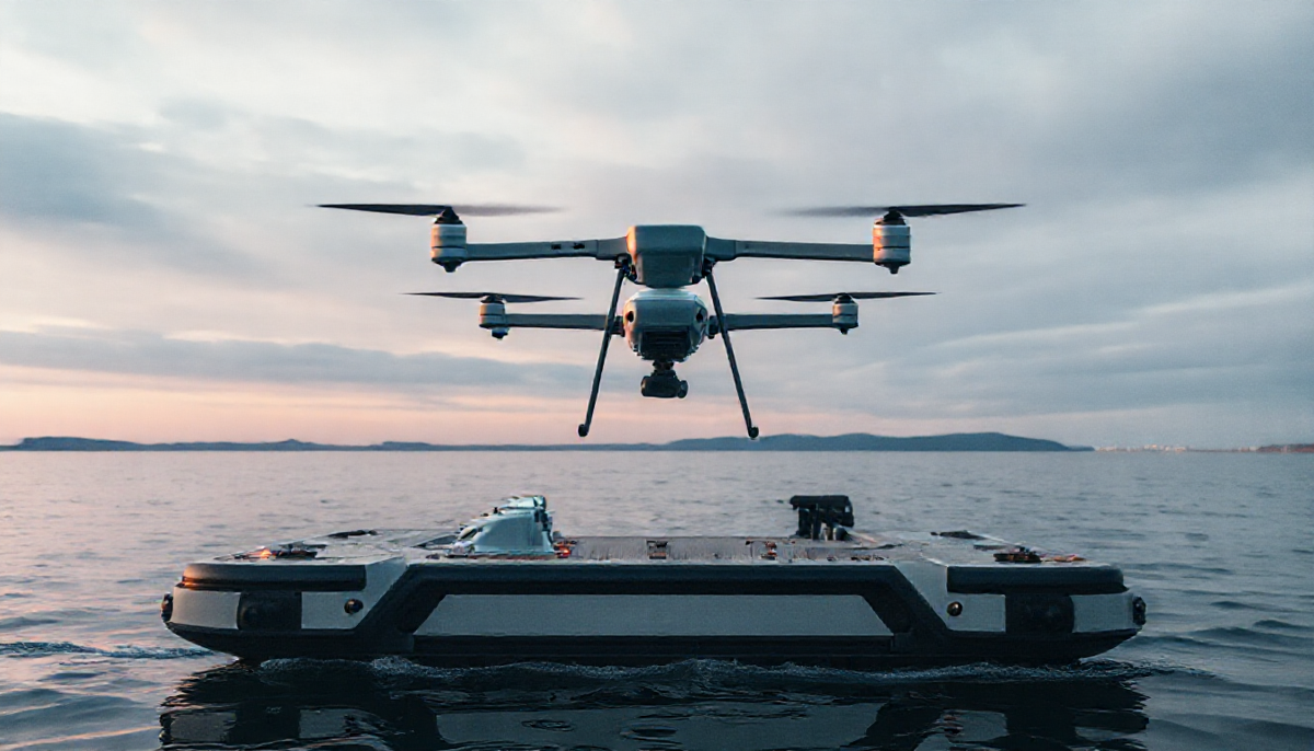 The ORKA Dock: First Drone Hangar to Launch from a Moving Robot Boat