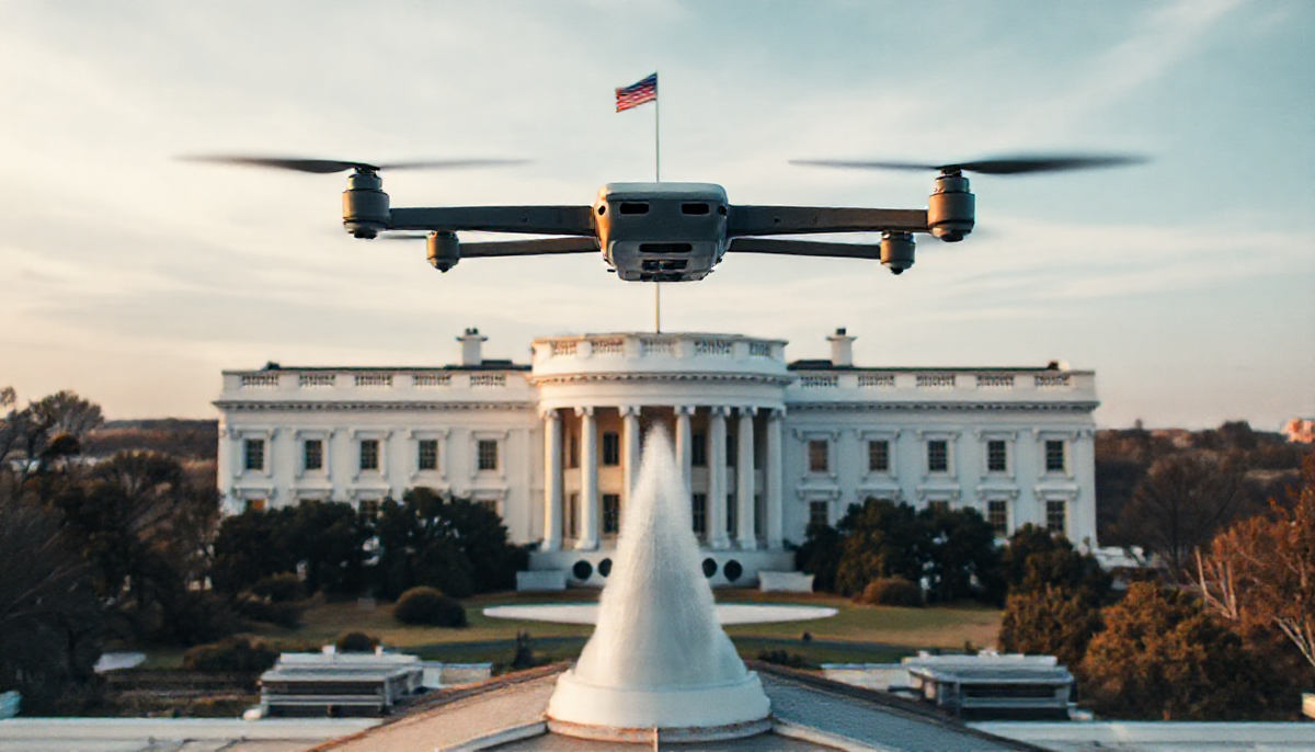 The White House Roof Becomes America’s Most Advanced Drone Fortress