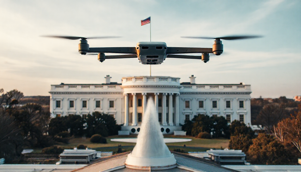 The White House Roof Becomes America’s Most Advanced Drone Fortress