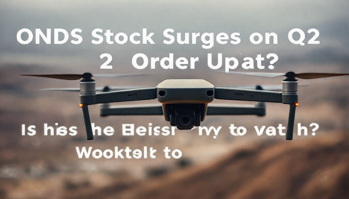 ONDS Stock Surges on Q2 Order Update: Is This the Defense Drone Stock to Watch?