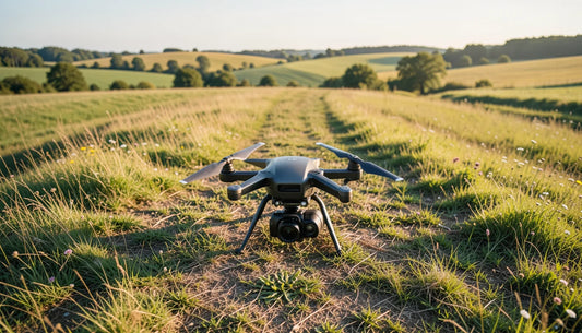 Best Low Light Drone for Austin Weddings Refurbished DJI Mav - aerial wedding ceremony drone photography