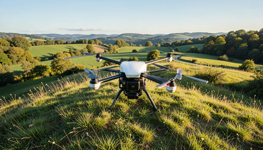 Brauche Ich eine Ausfuhrgenehmigung für Kommerzielle Drohnen - professional drone photography in outdoor scenic setting