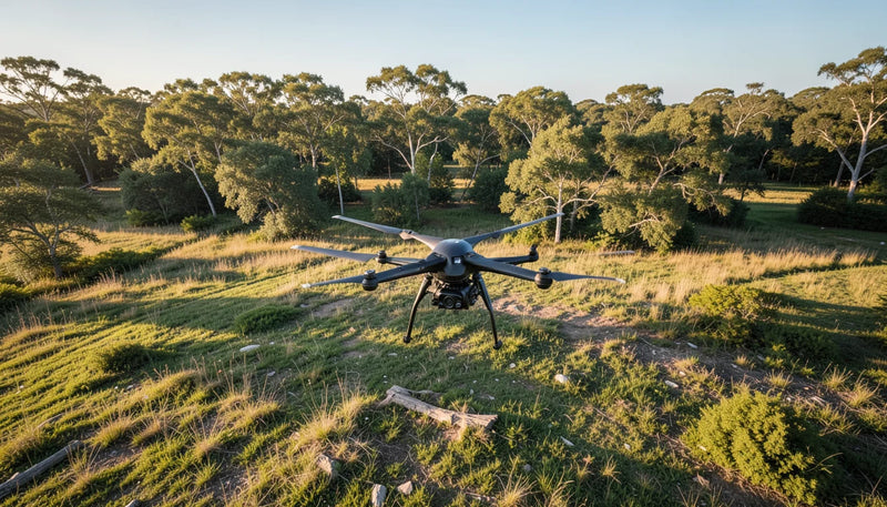 DJI-drone in een open Europese vliegomgeving voor beoordeling van bereik en storingsbronnen