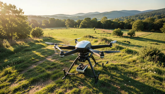 Cómo Cambiar el Idioma del Menú del DJI RS 4 Pro a Español e - professional drone photography in outdoor scenic setting