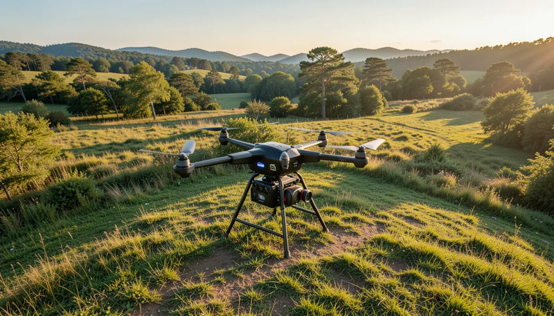 DJI drone in an open European flight environment for range and interference review