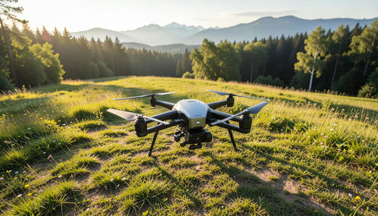 How to Verify if Your DJI Drone Is Operating in FCC Mode in - professional drone photography in outdoor scenic setting