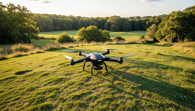 Người mua kiểm tra đúng cụm camera và gimbal DJI cũ cùng bằng chứng người bán trước khi thanh toán