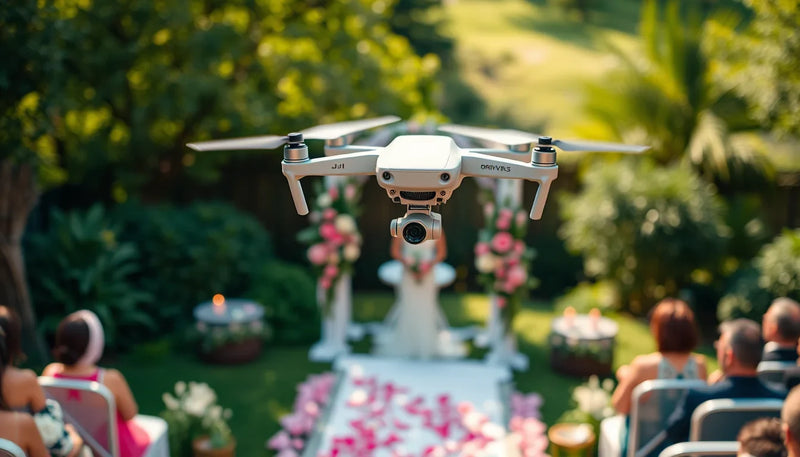 DJI Mini 5 Pro Noise Test for Discreet Wedding Ceremonies in - aerial wedding ceremony drone photography