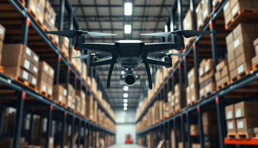 Magazijn Drone Inventarisatie Integreren met AFAS Software i - warehouse drone inventory scanning system
