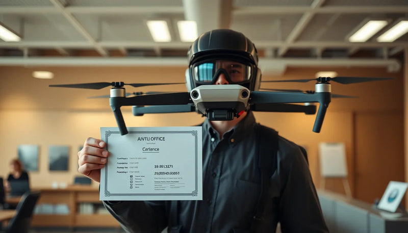 DGAC License Requirements for DJI Air 3S Industrial Inspecti - drone pilot license certification guide cover