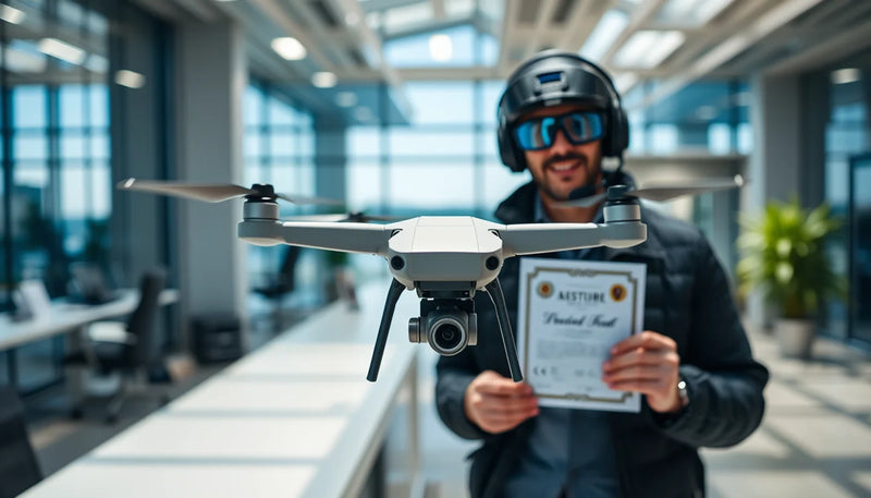Aerocivil License for Drone Topographic Survey Flights in Co - drone pilot license certification guide cover