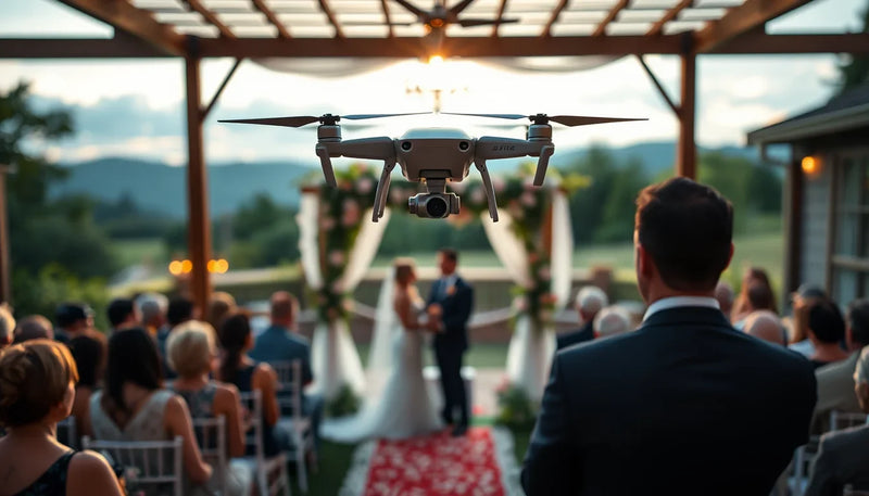 Is DJI Mini 4 Pro Quiet Enough for an Austin Wedding Noise L - wedding ceremony drone photography cover image