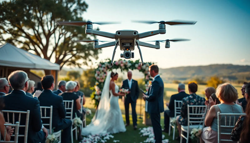 Flying a Drone Inside a Church for a Wedding in France Regul - wedding ceremony drone photography cover image