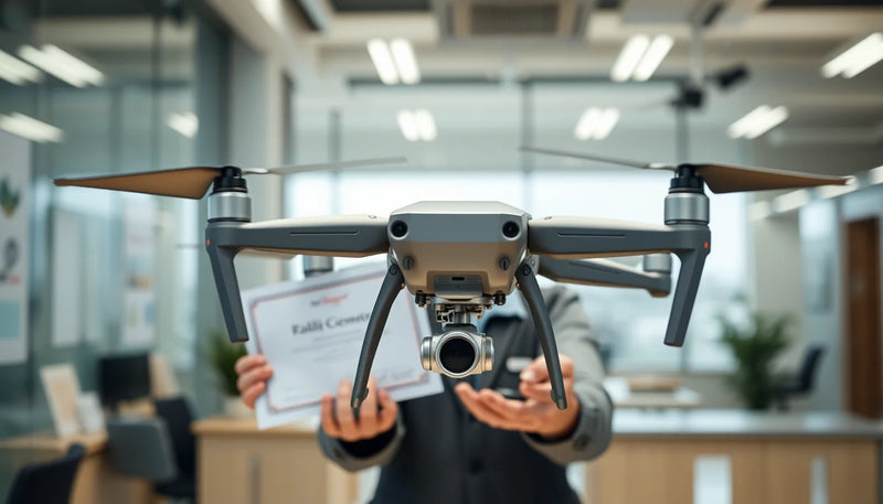 Curs Pilot Dronă pentru Inspecție Linii Electrice de Înaltă - drone pilot license certification guide cover