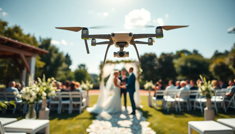 Austin Wedding Drone Photography Do You Need a Part 107 Lice - wedding ceremony drone photography cover image