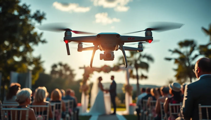 DJI Mini 3 Battery Life Test Mumbai Outdoor Wedding in Summe - wedding ceremony drone photography cover image