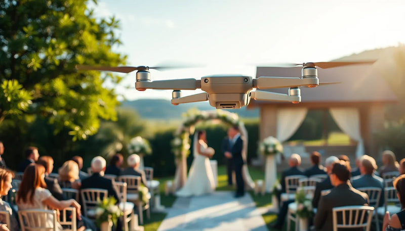 Temporary Drone Import from Hong Kong to UAE for a Luxury We - wedding ceremony drone photography cover image