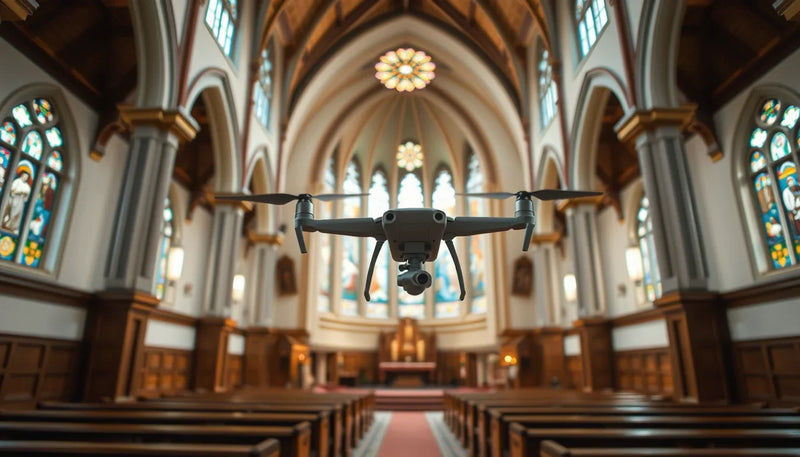 How to Live Stream a Church Mass on Facebook Using a Sub-250 - professional drone guide cover image