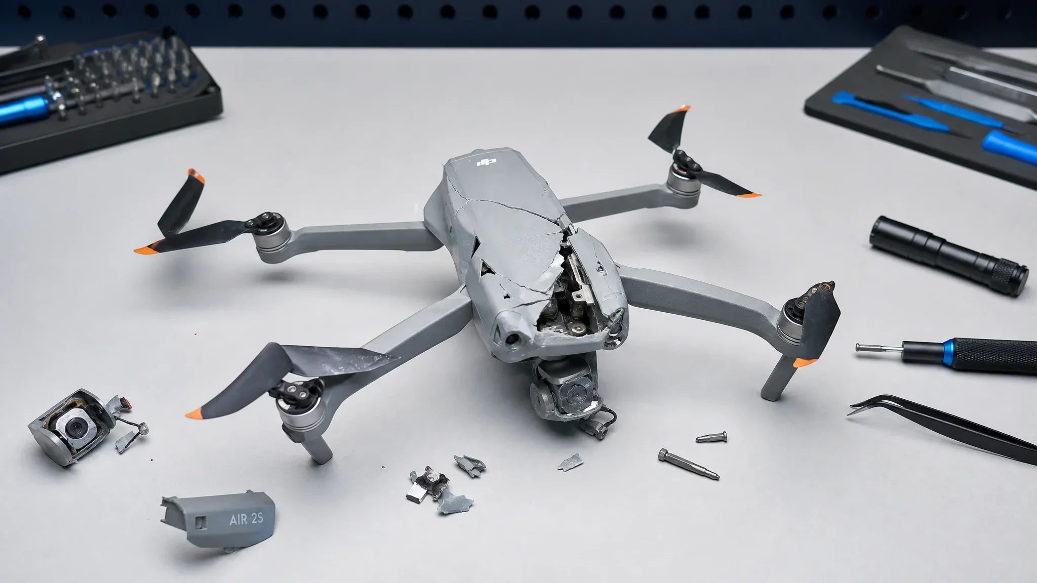 DJI drone propulsion system prepared for safe motor fault diagnosis