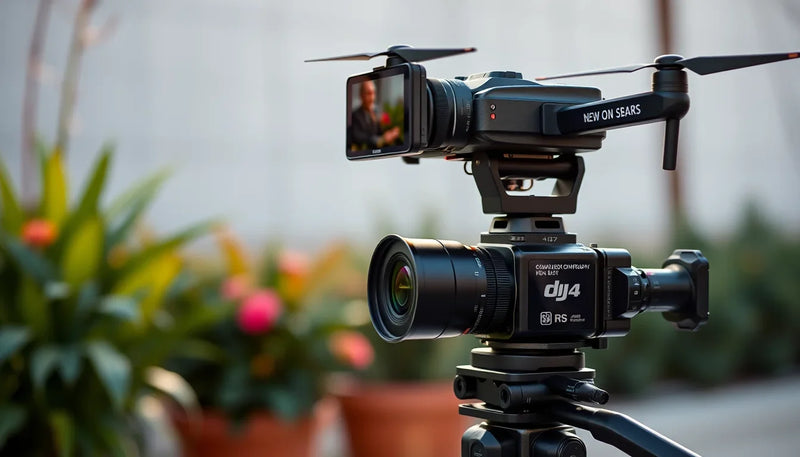 DJI RS 4 Pro and Sony α7 IV Wired Connection and Gimbal Comp - drone camera gimbal system stabilizer