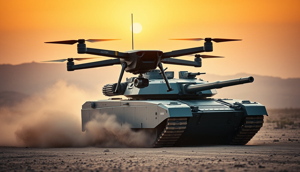 Armored Eyes in the Sky: AVNL Seeks Partners for Tank-Mounted Drone Systems