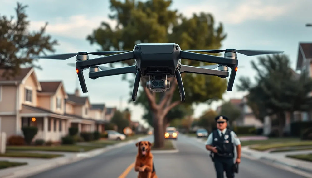Oakland Sheriff Drones and K-9 Team Find Missing Toddler Safe