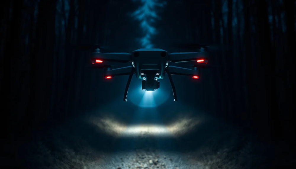 Ukrainian Drone's Flashlight Trick Captures Russian Soldier
