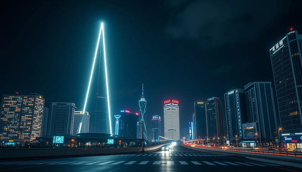 Luminous Arrow Over Shenzhen Signals Low-Altitude Economy Push