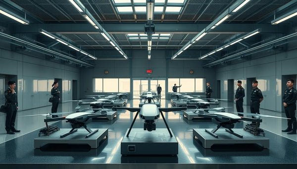 Police Barracks Open to Public, Showcasing High-End Drones for Urban Safety