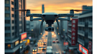 Shandong Drone Delivery Push Turns Street Lights Into Landing Pads