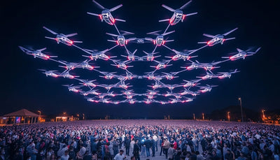 TryHard Stages 4,000-Drone Show at Osaka Fireworks Festival