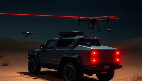 Armádní laser sestřelil tři kartelové drony na texaské hranici