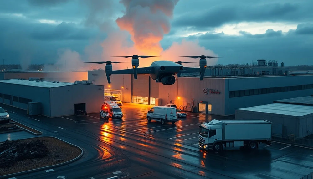 Poland Probes Two Drone Facility Fires for Possible Russian Links