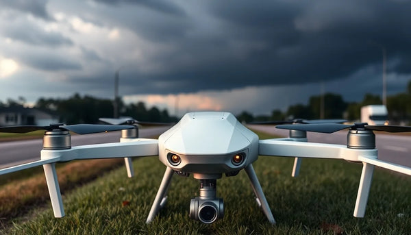 Amazon MK30 Drone Lands Beside Baton Rouge Road During Storm