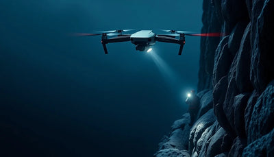 Night Drone Rope Delivery Shows New Precision Payload Use
