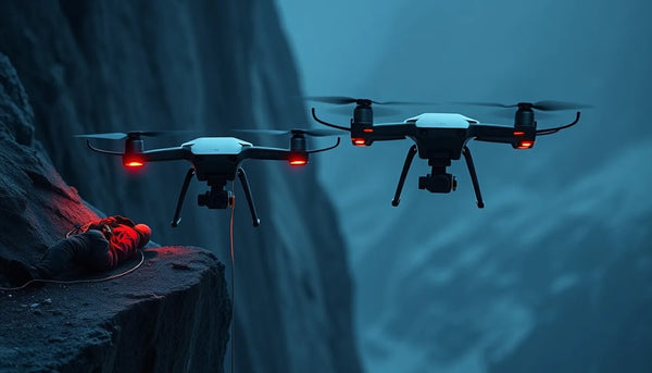 Dual-Drone Night Rope Delivery Shows New Rescue Workflow