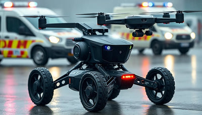 Emergency Robot Competition in Guangzhou Tests Firefighting Drones and Robot Dogs