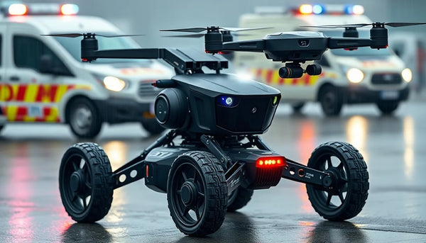 Emergency Robot Competition in Guangzhou Tests Firefighting Drones and Robot Dogs