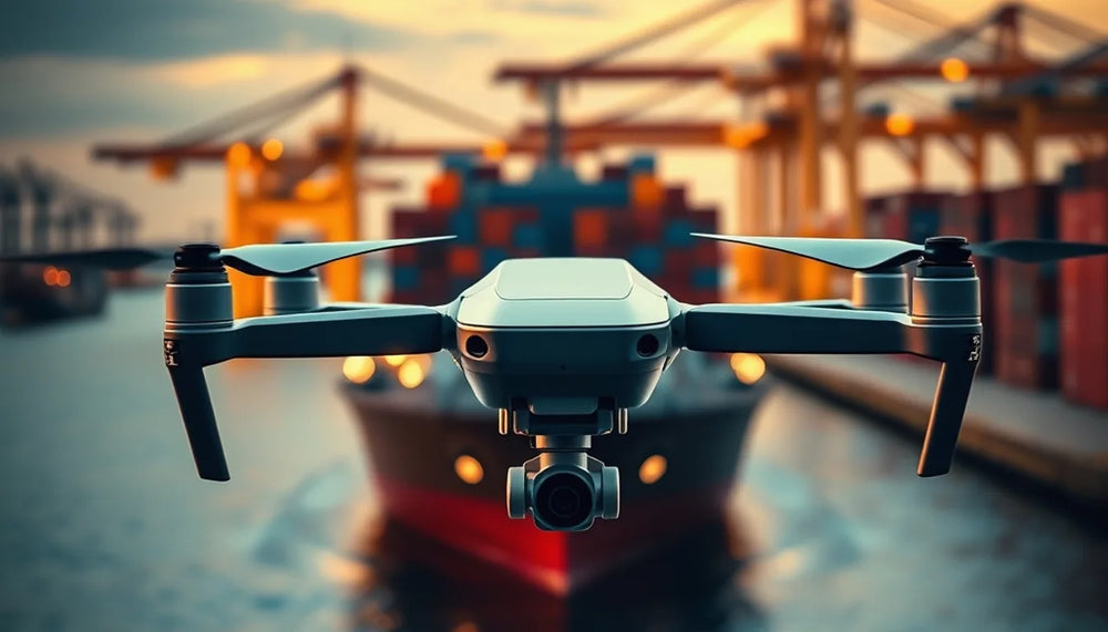 Yangpu Port Completes First Drone Anchorage Supply Trial Flight
