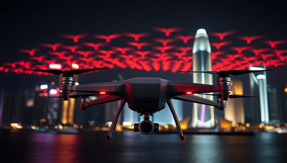 Hong Kong Drone Show Marks 77th Anniversary of New China