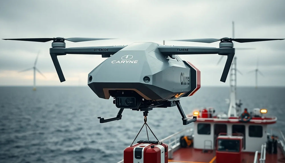 Ørsted and Skyports Trial 65 kg Cargo Drones at Hornsea 2