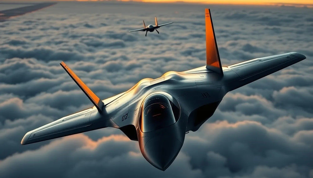 F-22 Pilot Controls FQ-44 Drone From Cockpit in First Flight Demo