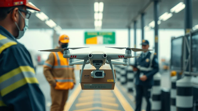 DJI Mini kit, written supply record and Israel import-document checklist prepared for a purchase review