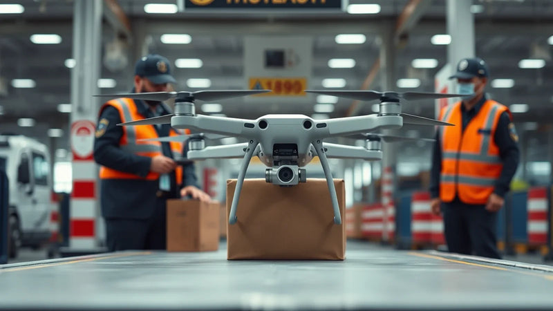 Used cinema drone, manufacturer document record, importer evidence and EU receiving checklist prepared before sourcing from China
