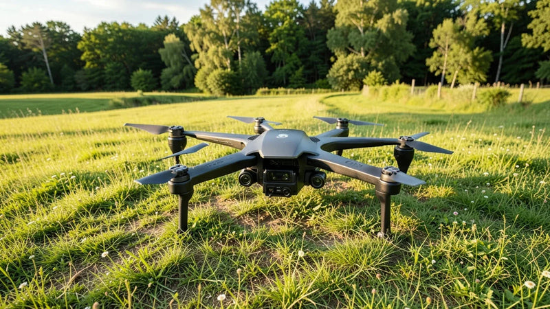 Arquivo de projeto de topografia com drone em São Paulo com objetivo de campo, sistema exato, plano de controle, rota atual e alternativa terrestre