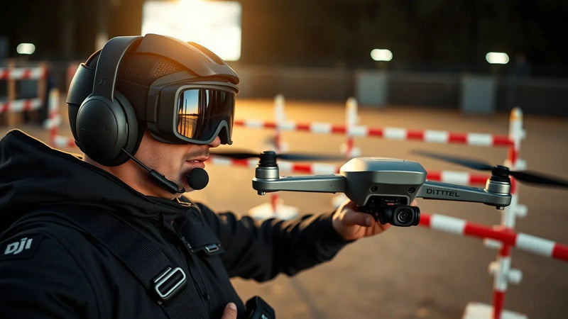 DJI FPV aircraft, controller, factory sales-version record and Czech buyer evidence prepared before a local purchase decision