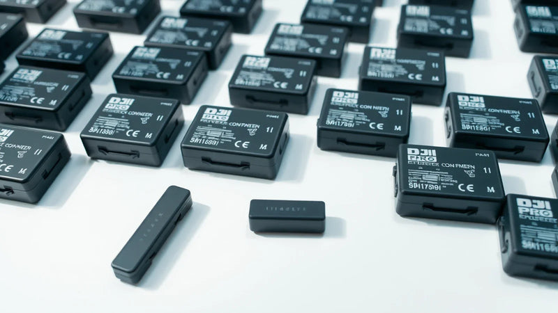 DJI Mini 5 Pro battery and charger compatibility evidence with model identifiers and connector checks