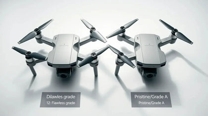 Pre-owned DJI grade-evidence file with exact kit, condition record, written grade definition, transaction terms and project need