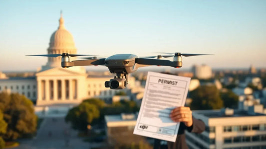 Ghana mining-survey project file with an enterprise drone system record, site brief, current review notes and ground-survey alternative